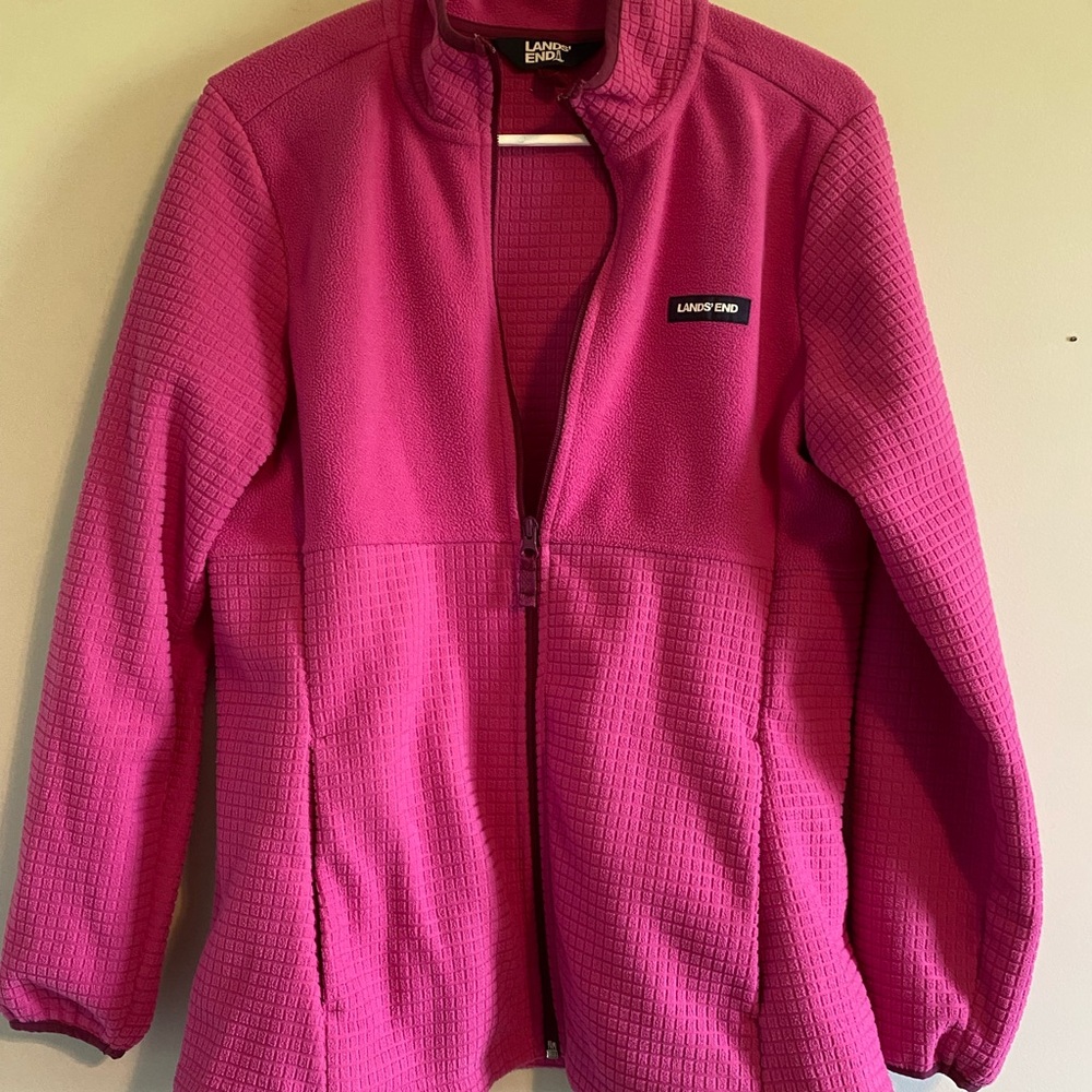 Lands' End Women's Vibrant Pink Ski Jacket